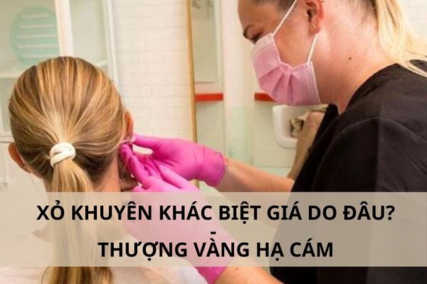 xỏ khuyên tai bao nhiêu tiền
