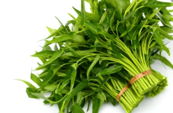 xỏ khuyên kiêng ăn gì? kiêng ăn rau muống