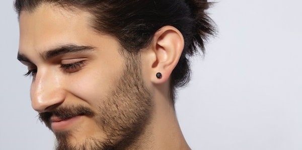 xỏ khuyên tai nam đẹp lobe tinybox