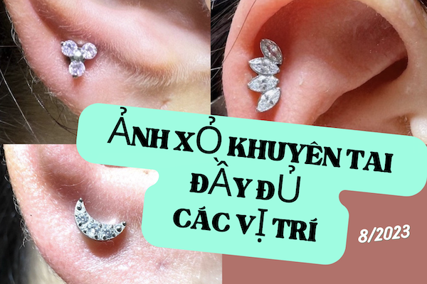 xỏ khuyên tai nữ cá tính