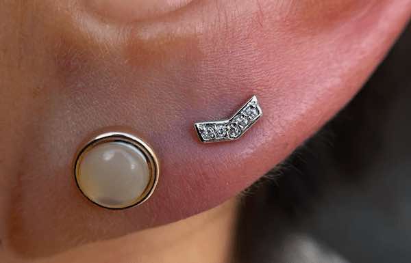 Tổng hợp các vị trí xỏ khuyên tai đẹp - xỏ khuyên tai vị trí lobe