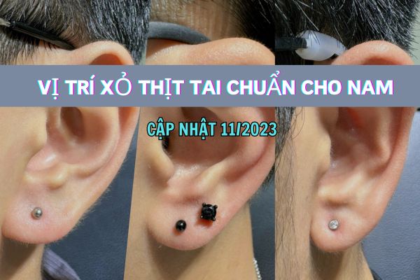 xỏ thịt tai cho nam giới