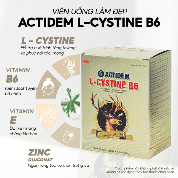 Viên uống Actidem L-Cystine