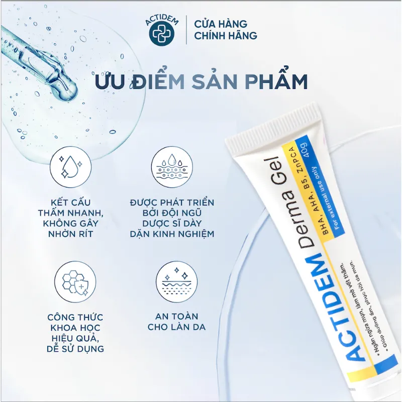 Gel ngừa mụn Actidem Derma Gel