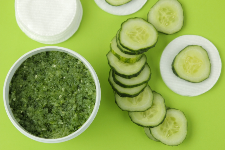 Trong dưa leo có chứa nhiều vitamin tốt cho làn da