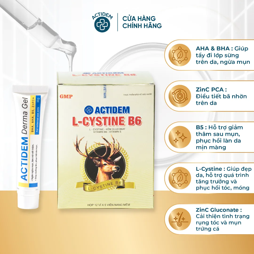 Viên uống Actidem L-Cystine