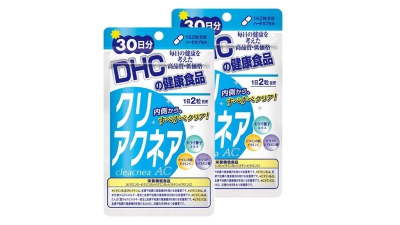 Sản phẩm DHC Clear ACNE hỗ trợ điều giảm mụn