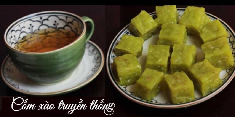 Cốm xào truyền thống