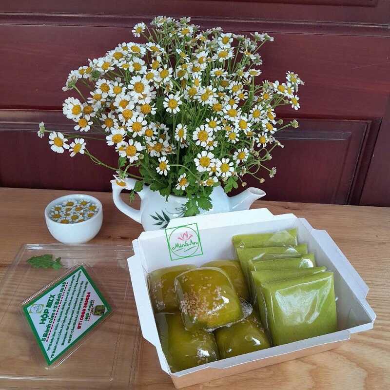 Hộp mix Bánh cốm bánh xu xê