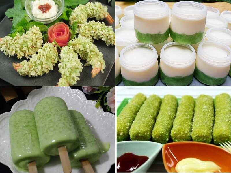 Một số món ăn từ cốm sấy khô