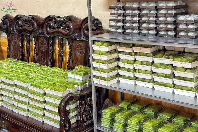 Các sản phẩm của làng nghề cốm Mễ Trì