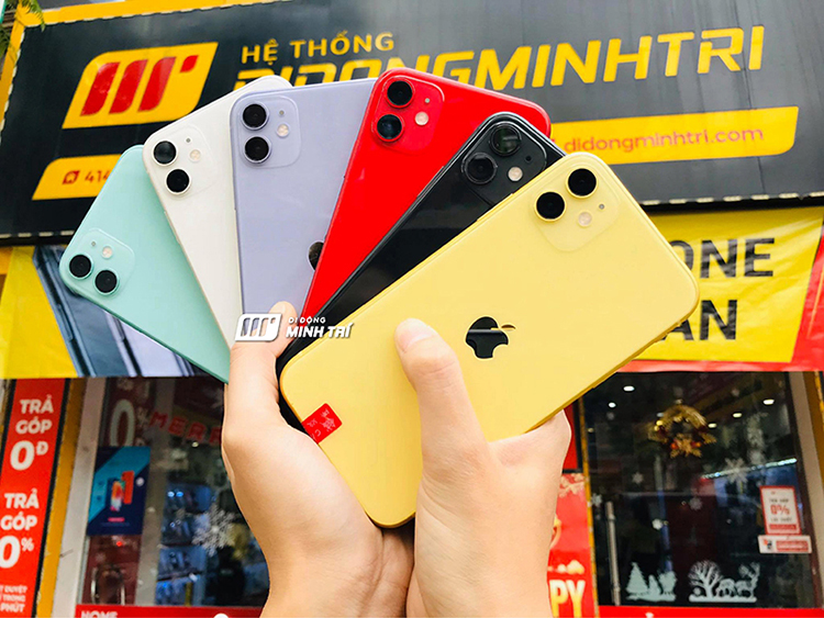 iphone 11 chụp tại di động minh trí