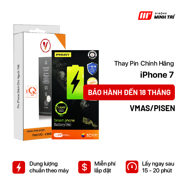 Thay pin iPhone 7 chính hãng