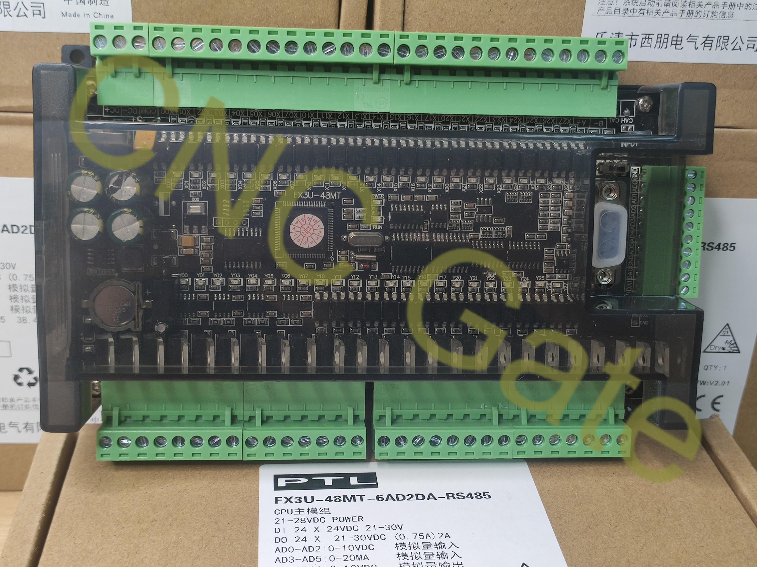 Board PLC Mitsubishi FX3U-48MT-6AD-2DA