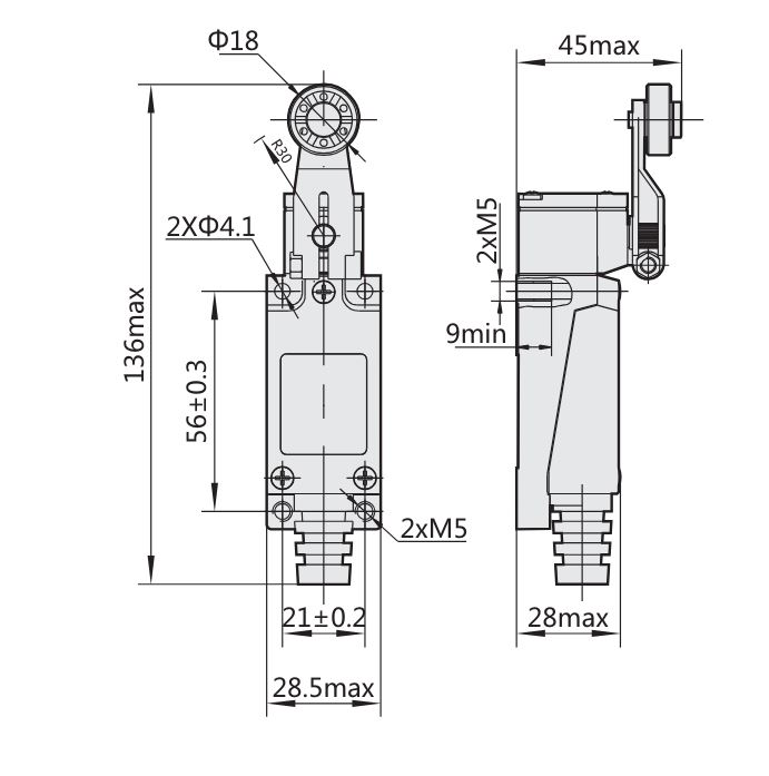 Công tắc hành trình YBLX-ME/8104