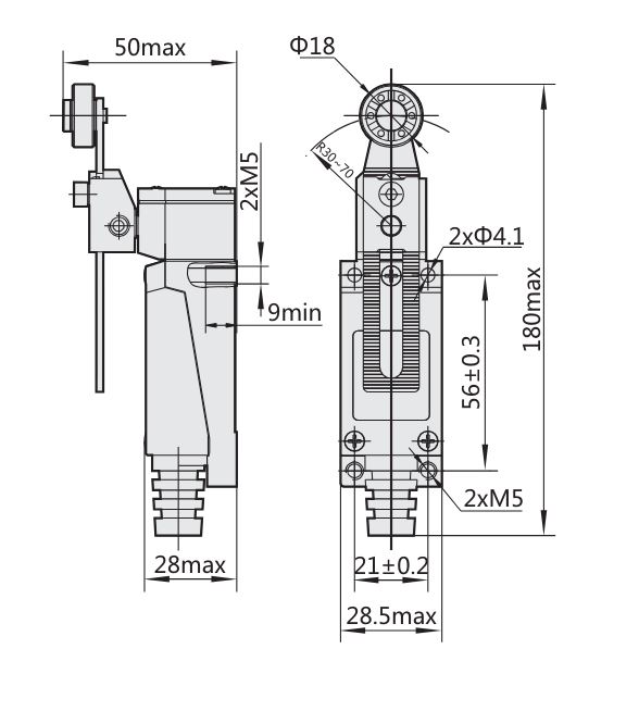 Công tắc hành trình YBLX-ME/8108