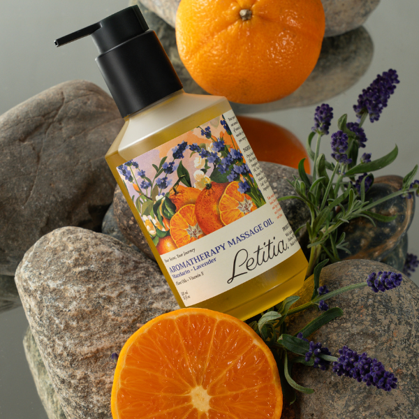 Letitia Ra Mắt Tinh Dầu Massage Aromatherapy - Mandarin & Lavender