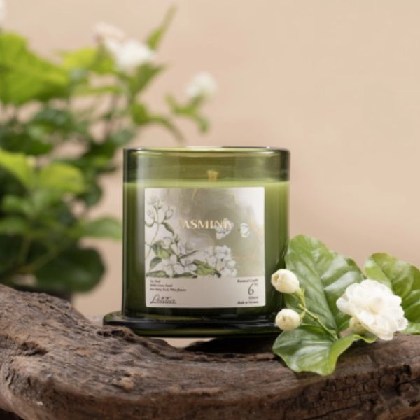 Nến thơm Jasmine - Nốt hương thanh mát từ hoa nhài