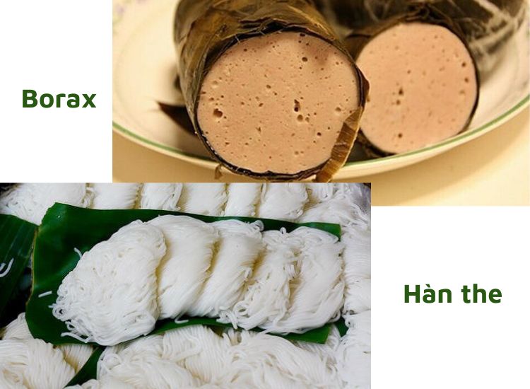 Borax được sử dụng làm chất phụ gia thực phẩm
