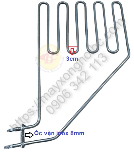 Điện trở máy xông hơi khô 2kw phi 10 220V