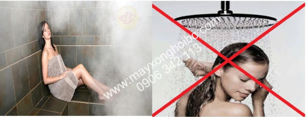 không tắm ngay sau khi xông hơi