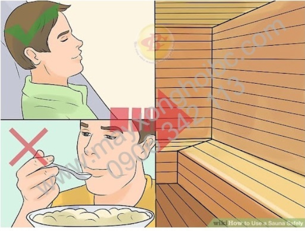 không xông hơi sau khi ăn no