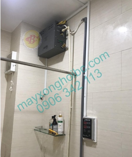 lắp đặt máy xông hơi ướt amazon giá rẻ