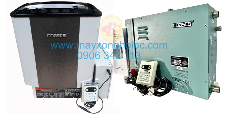 máy xông hơi khô và ướt coasts