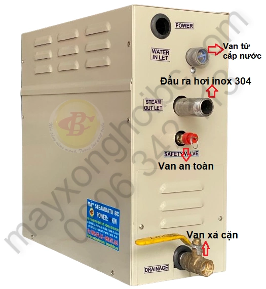 máy xông hơi ướt bảo châu bc15kw