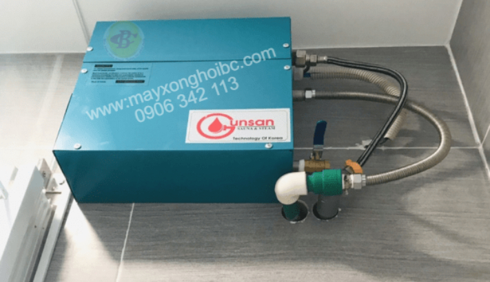 máy xông hơi ướt gunsan được làm từ vật liệu cao cấp