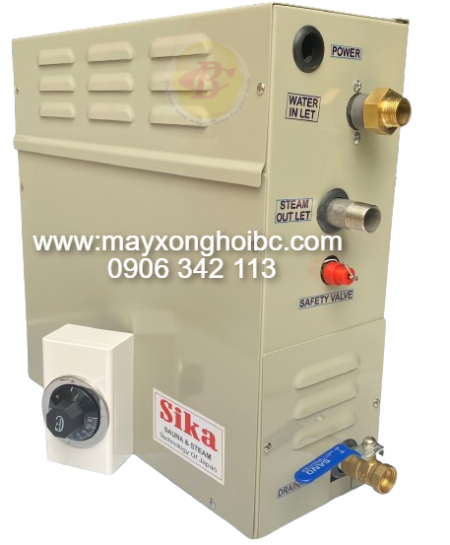 Máy xông hơi ướt sika 9kw cơ