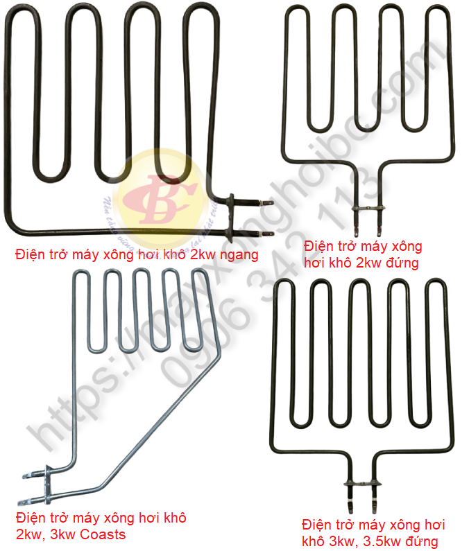 Thanh đốt máy xông hơi khô