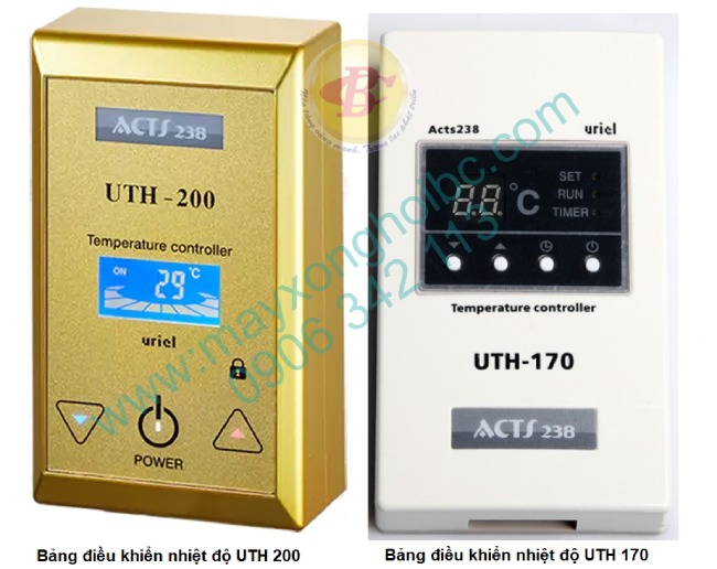 Bảng điều khiển điện tử dùng máy xông hơi khô Bảo Châu 6kw