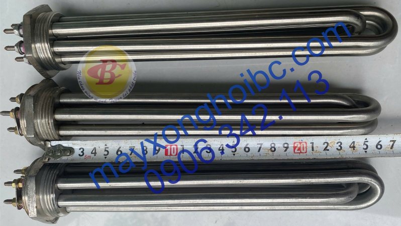 Kích thước điện trở máy xông hơi ướt 6kw