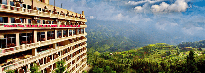 charm sapa hotel with nice view