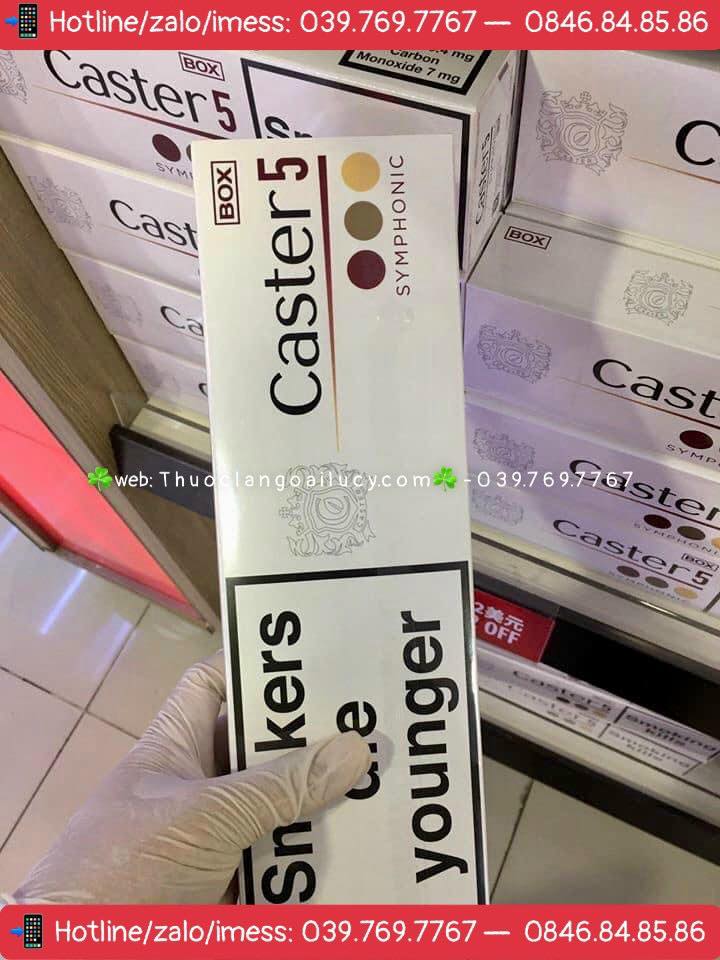 Thuốc lá Caster 5, Caster 5, Thuốc lá Caster 5 Đài Loan, Caster 5 Đài Loan, Thuốc lá Caster 5 Symphonic, Caster 5 Symphonic, Thuốc lá Caster, Caster, Thuốc lá Caster 5, Caster 5