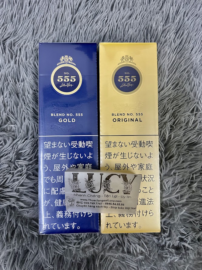 Thuốc lá 555 xanh, thuốc lá 555 vàng, thuốc lá 555 Gold, thuốc lá 555 Xanh Vàng Nhật Bản, thuốc lá Nhật Bản, thuốc lá 555 ngoại nhập, thuốc lá 555 xách tay