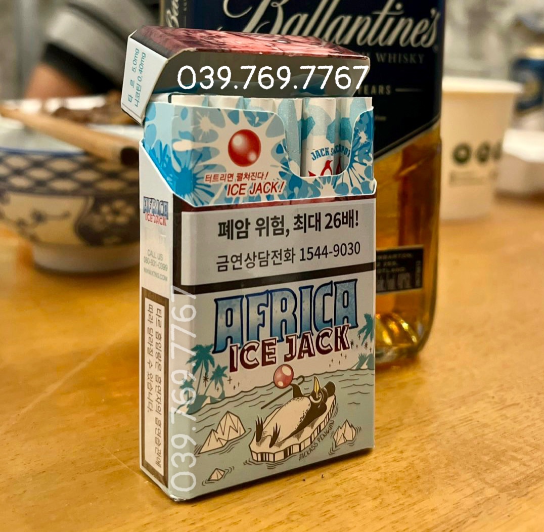 Thuốc lá Africa Ice Jack, Africa Ice Jack, Thuốc lá Africa Dưa Hấu, Africa, Thuốc lá Africa Rula, Thuốc lá Africa Mola, Thuốc lá Africa Hàn Quốc, Africa Hàn Quốc