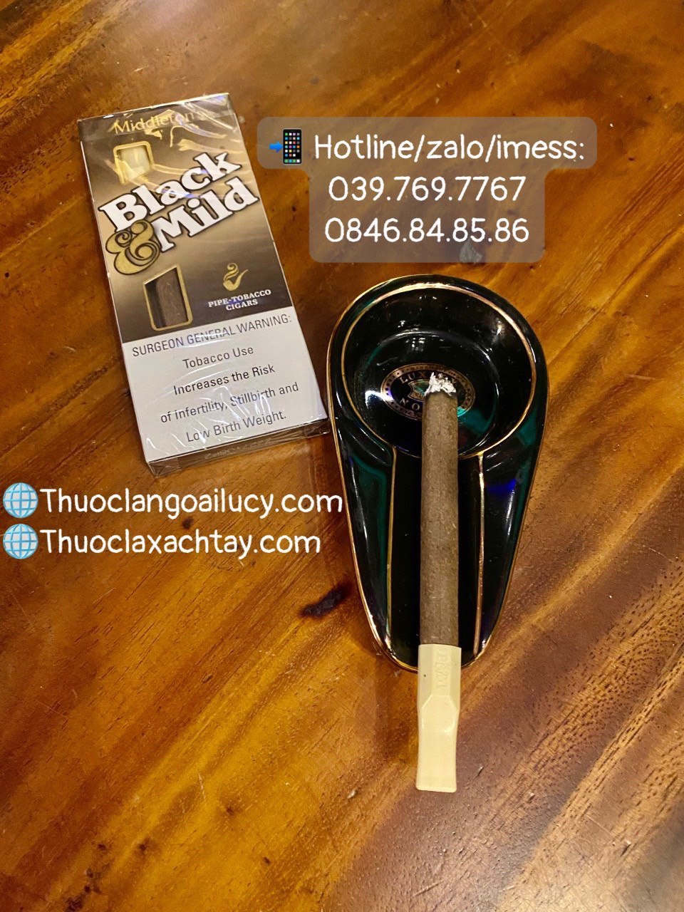 Black Mild, Xì gà sữa Black Mild, Xì gà Black Mild, xì gà sữa, xì gà điếu nhỏ, xì gà tẩu nhựa, xì gà sữa Black & Mild, xì gà đầu lọc nhựa, xì gà mini,