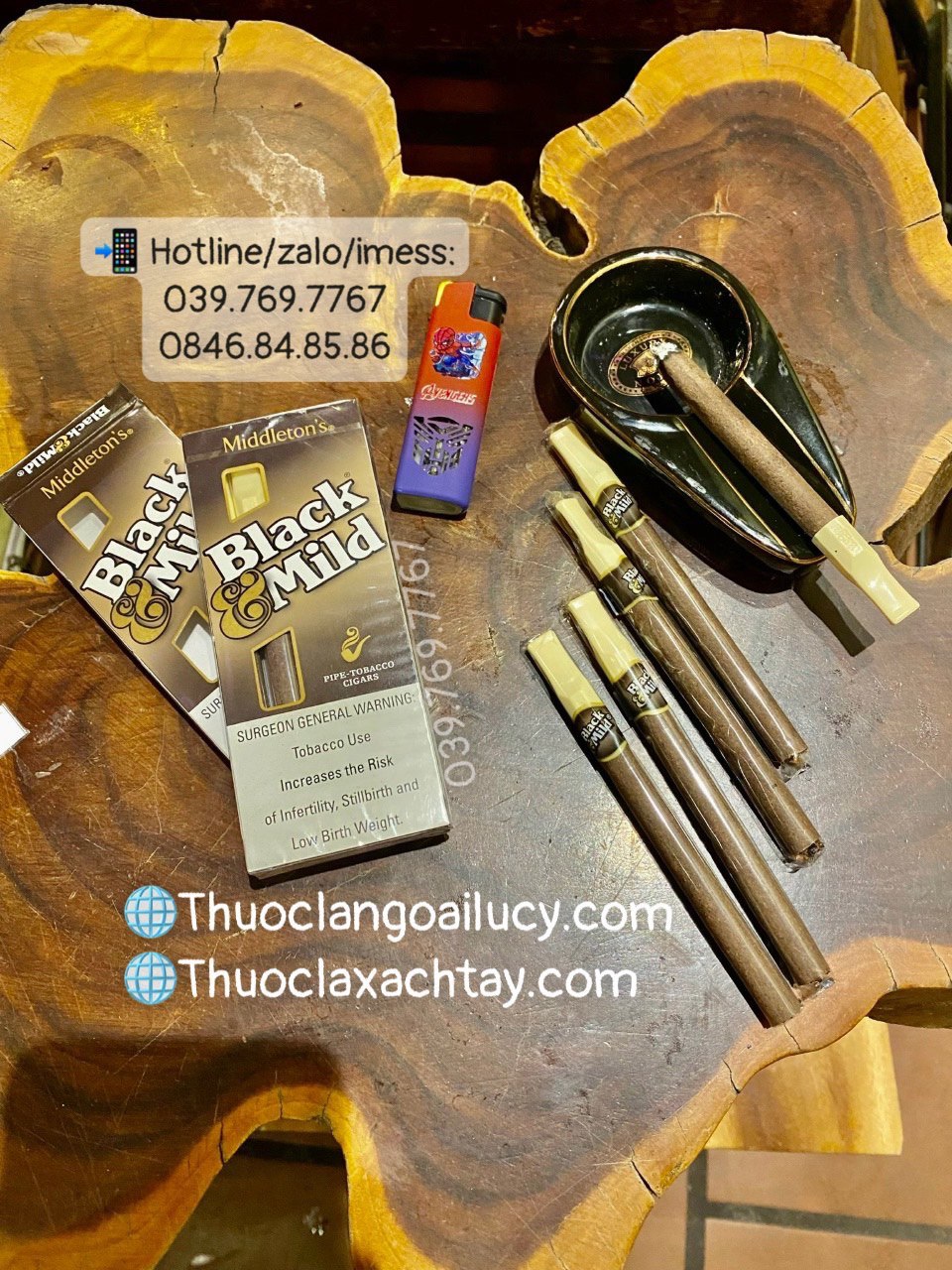 Black Mild, Xì gà sữa Black Mild, Xì gà Black Mild, xì gà sữa, xì gà điếu nhỏ, xì gà tẩu nhựa, xì gà sữa Black & Mild, xì gà đầu lọc nhựa, xì gà mini,