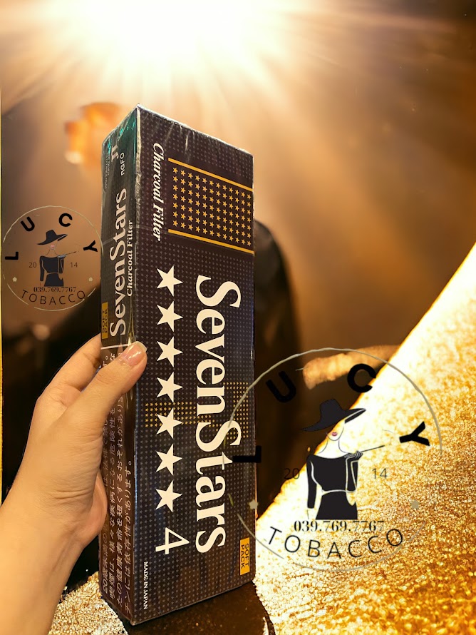 Thuốc lá Seven Stars 4, Seven Stars 4, Thuốc lá Seven Stars 4 Charcoal Filter, Seven Stars 4 Charcoal Filter, Thuốc lá Seven Stars đen Số 4 Soft Pack, thuốc lá Seven Stars đen gói mềm, Thuốc lá Seven Stars Nhật Bản, Seven Stars Nhật Bản