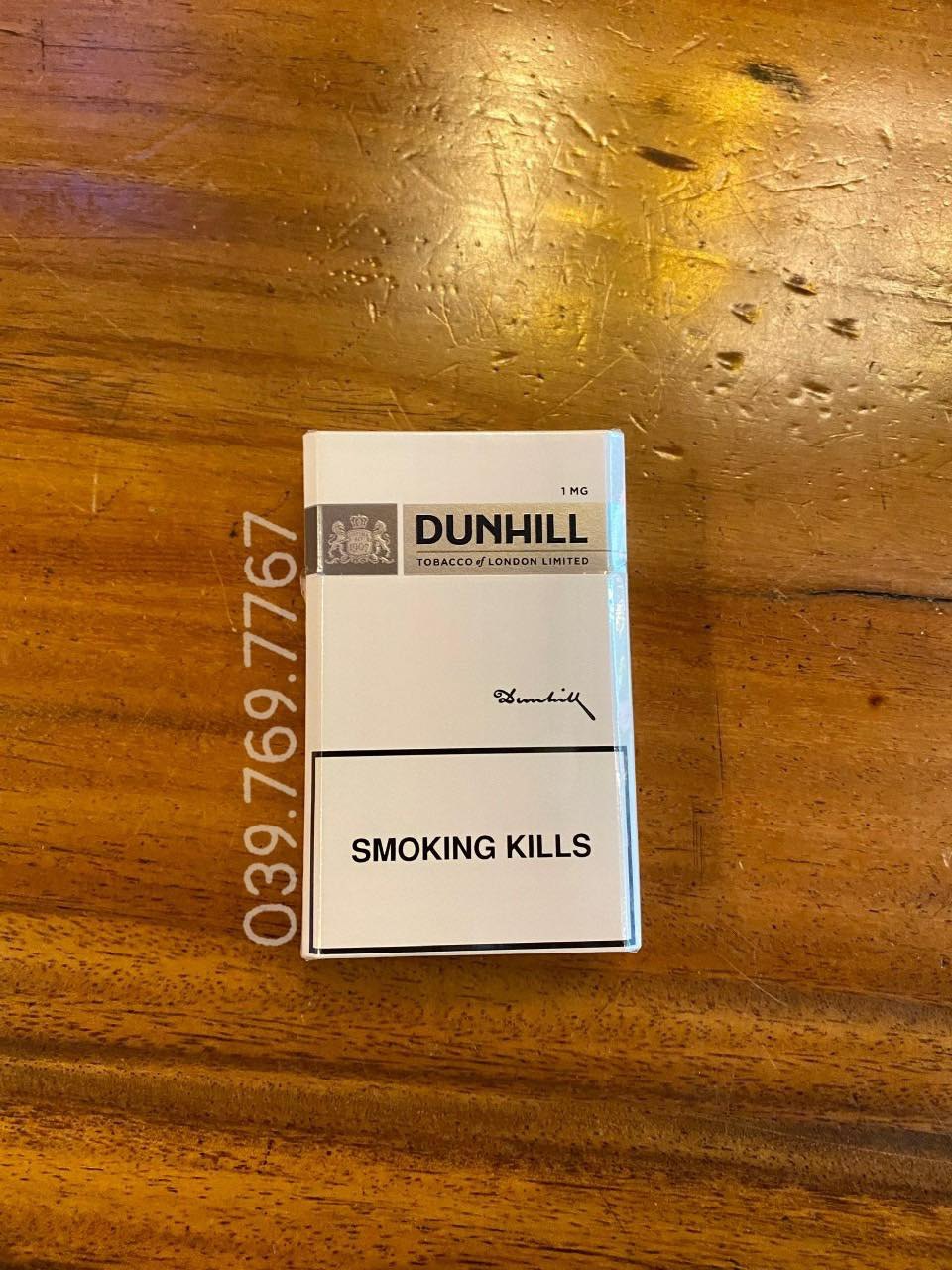 Thuốc lá Dunhill, Thuốc lá Dunhill trắng 1mg, Thuốc lá Dunhill trắng, Dunhill trắng, Thuốc lá Dunhill ngoại nhập, Thuốc lá Dunhill nhẹ, Thuốc lá Dunhill xịn