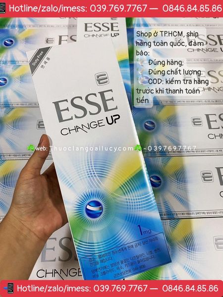 Thuốc lá Esse Change Up, Esse Change Up, Thuốc lá Esse Change Up Hàn Quốc, Thuốc lá Esse, Esse, thuốc lá Esse Hàn Quốc, thuốc lá Esse Bạc Hà, thuốc lá Esse the, Thuốc lá Esse Hàn Quốc bạc hà, thuốc lá Esse Change Up bán ở đâu, thuốc lá Esse Change Up TPHCM giao hàng toàn quốc, Thuốc lá Esse điếu nhỏ, thuốc lá Esse bấm, thuốc lá Esse bấm Hàn Quốc, thuốc lá Esse bán lẻ