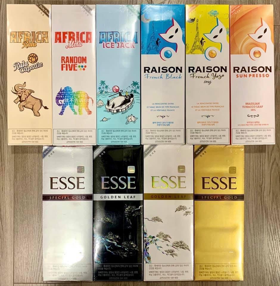Thuốc lá Hàn Quốc, thuốc lá Africa, Africa Rula, africa mola, africa ice jack, thuốc lá Africa chuối, thuốc lá Africa 5 vị, thuốc lá Africa dưa hấu, thuốc lá Raison, thuốc lá Raison french black, thuốc lá raison nho, thuốc lá raison french yogo, thuốc lá raison sữa chua, thuốc lá raison sun presso, thuốc lá raison cam, raison cam, raison nho, raison sữa chua, raison french yogo, raison french yogo, thuốc lá Esse, Esse Hàn Quốc, Esse bạc, Esse vàng, Esse đen, esse trắng, esse Special gold, Esse Golden Leaf, thuốc lá esse bạc, thuốc lá esse trắng, thuốc lá esse vàng, thuốc lá