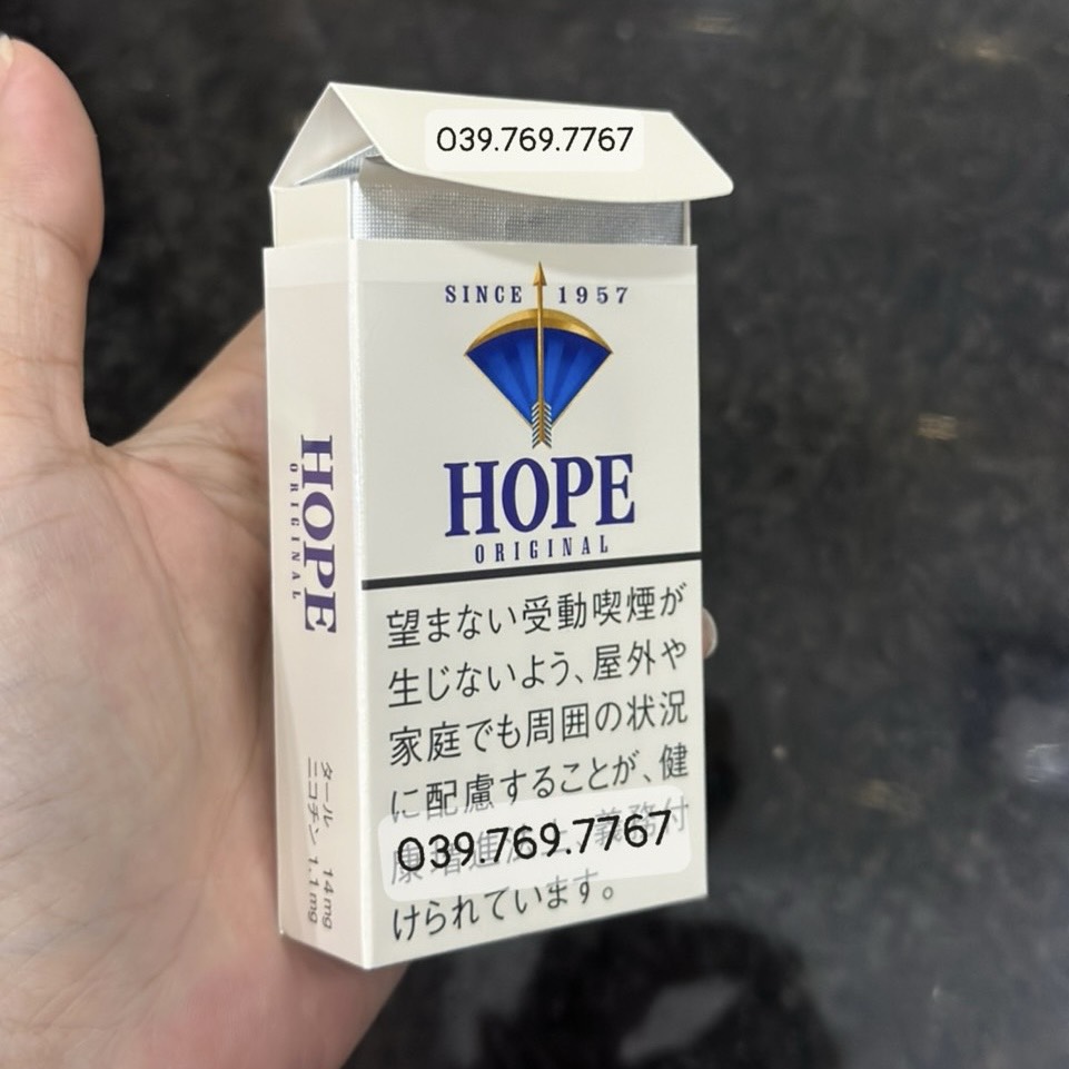 Thuốc lá Hope Original sine 1957, Hope Original, Thuốc lá Hope, Hope, Thuốc lá Hope Nhật Bản, Thuốc lá Nhật Bản, thuốc lá, Thuốc lá ngoại nhập, thuốc lá Nhật, Thuốc Nhật,