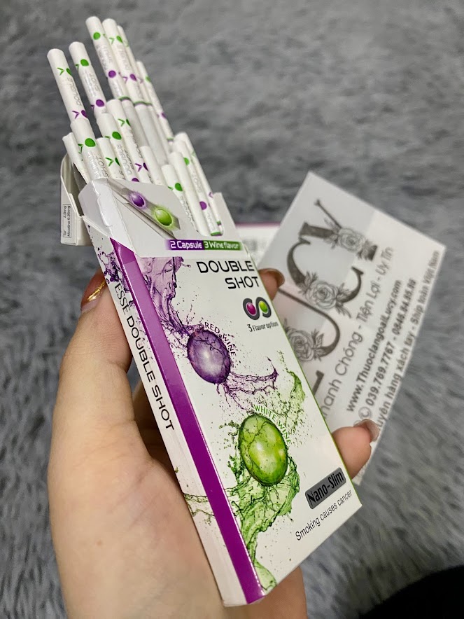 Thuốc lá Esse Double Short, Esse Double Short, Thuốc lá Esse Short 2 bấm, Thuốc lá Esse rượu táo, Thuốc lá Esse tím, Thuốc lá Esse 2 bấm, thuốc lá Esse rượu, Thuốc lá Esse Bạc Hà, Esse Bạc hà 2 bấm