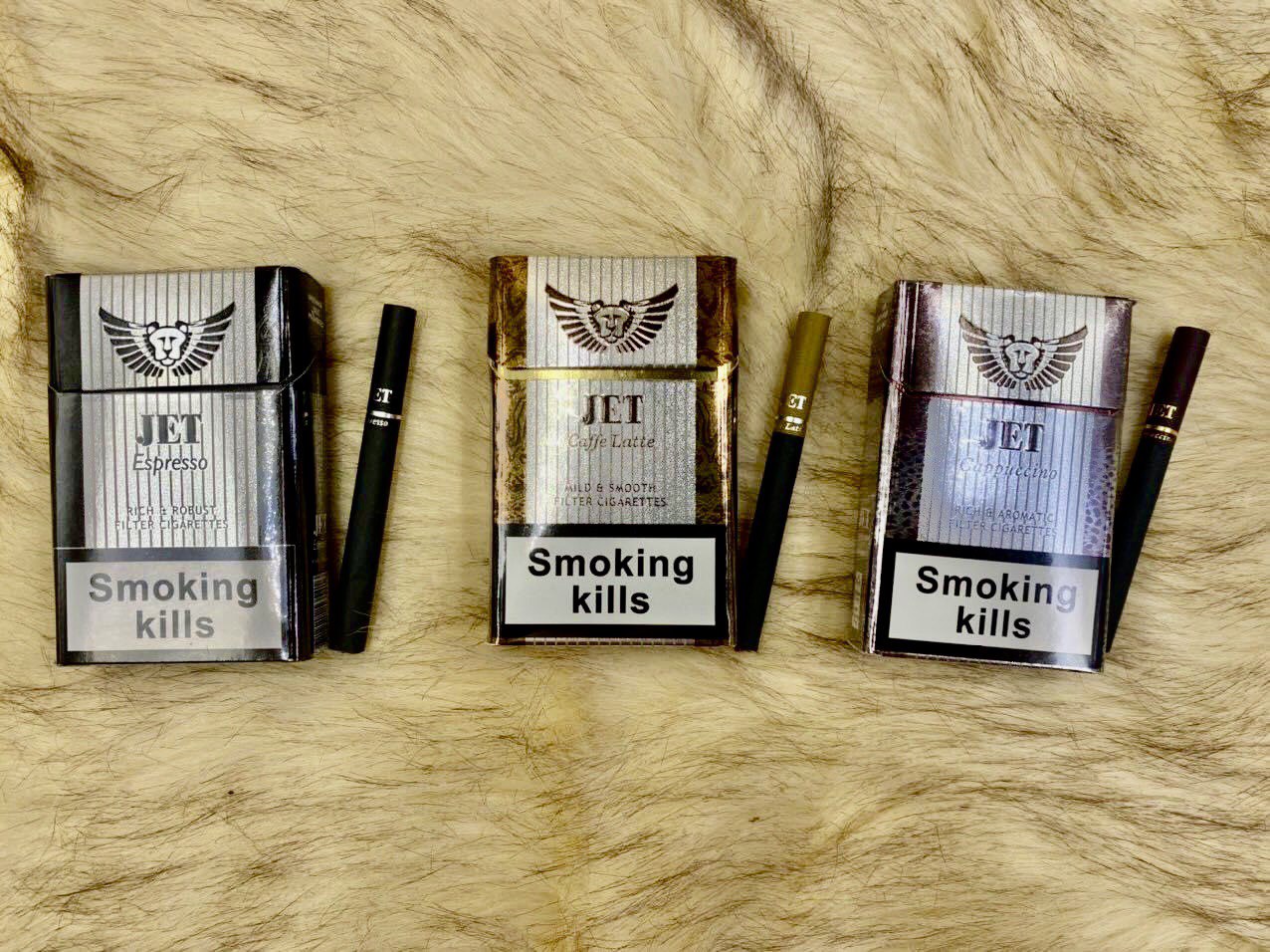 Thuốc lá Jet Cappuccino, Thuốc lá Jet Caffe Latte, Thuốc lá Espresso, Thuốc lá Jet, Thuốc lá Jet thơm mới