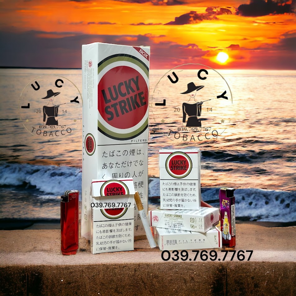 Thuốc lá Lucky Strike, Lucky Strike, Lucky Strike đỏ, Thuốc lá Lucky Strike Nhật Bản, Thuốc lá Lucky đỏ