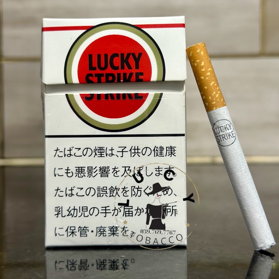 Thuốc lá Lucky Strike, Lucky Strike, Lucky Strike đỏ, Thuốc lá Lucky Strike Nhật Bản, Thuốc lá Lucky đỏ