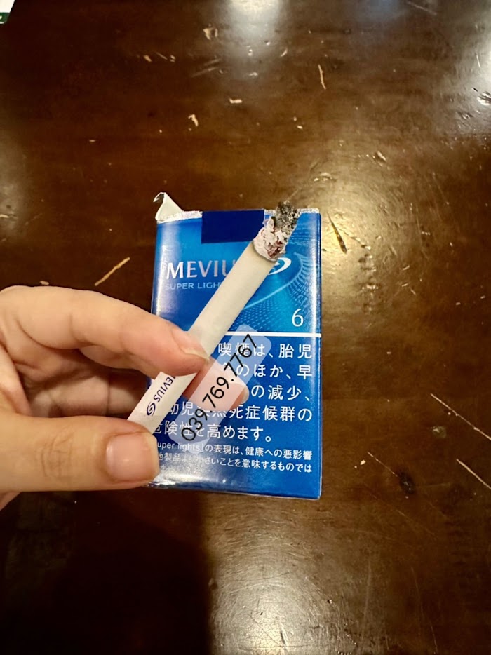Thuốc lá Mevius Super Lights 6, Mevius Super Lights 6, Thuốc lá Mevius 6, Mevius 6, Thuốc lá Mevius 6 nội địa Nhật Bản, Thuốc lá Mevius, Mevius